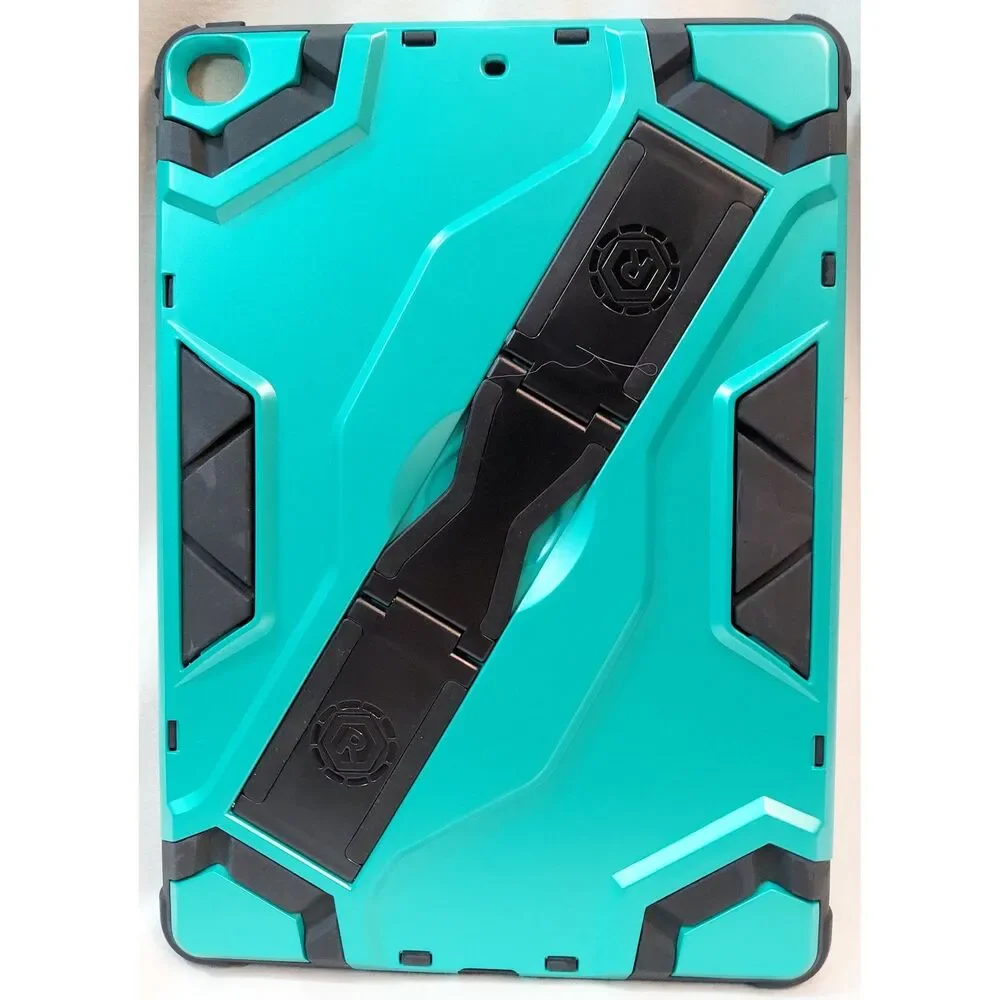 Tablet Case Cover fits iPad 9.7 inch 5th/6th Gen 2018 Grip Stand Green Black